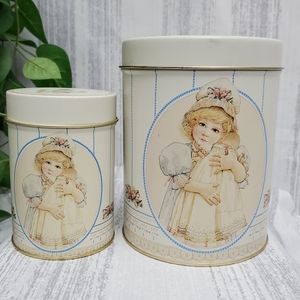 Vtg Amy by Jan Hagara 1987 Tins *